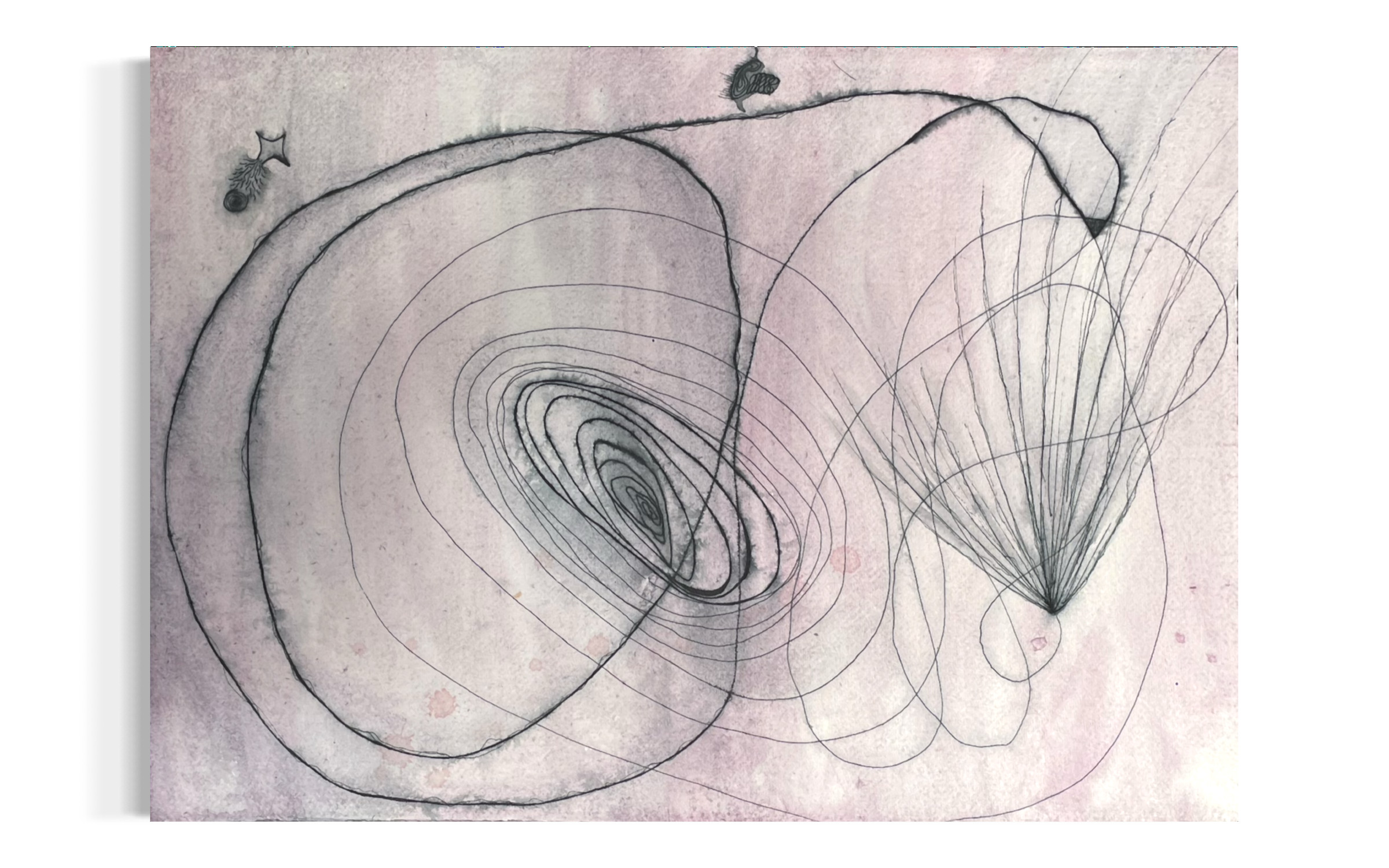 Artwork on Khadi paper