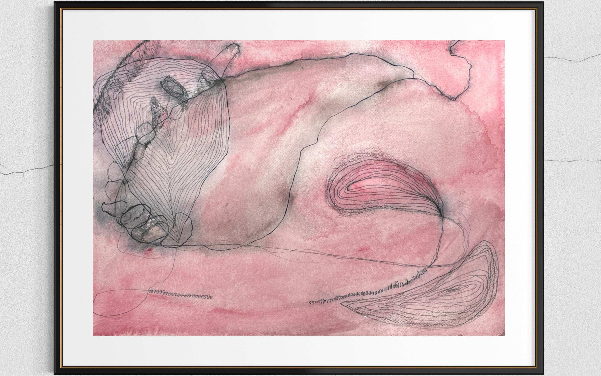 Artwork on Khadi paper