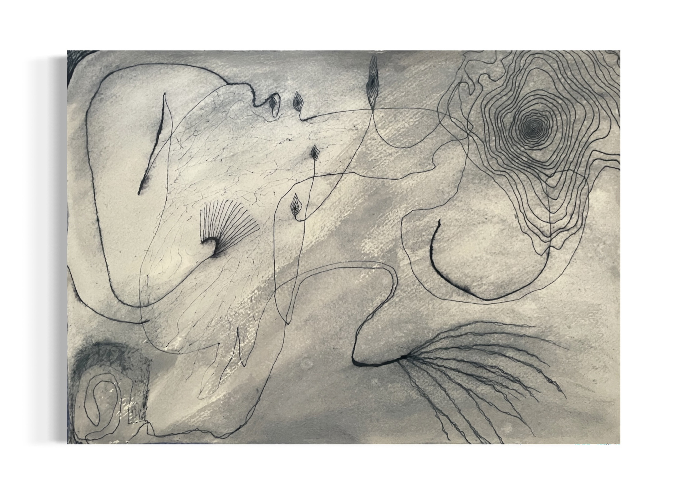 Artwork on Khadi paper