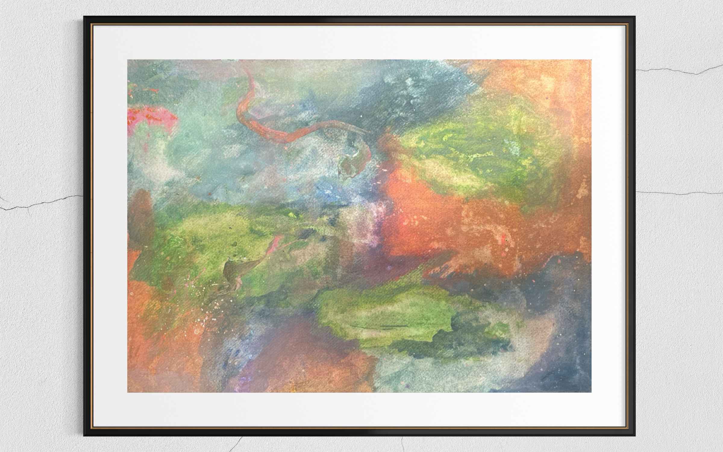Artwork on Khadi paper