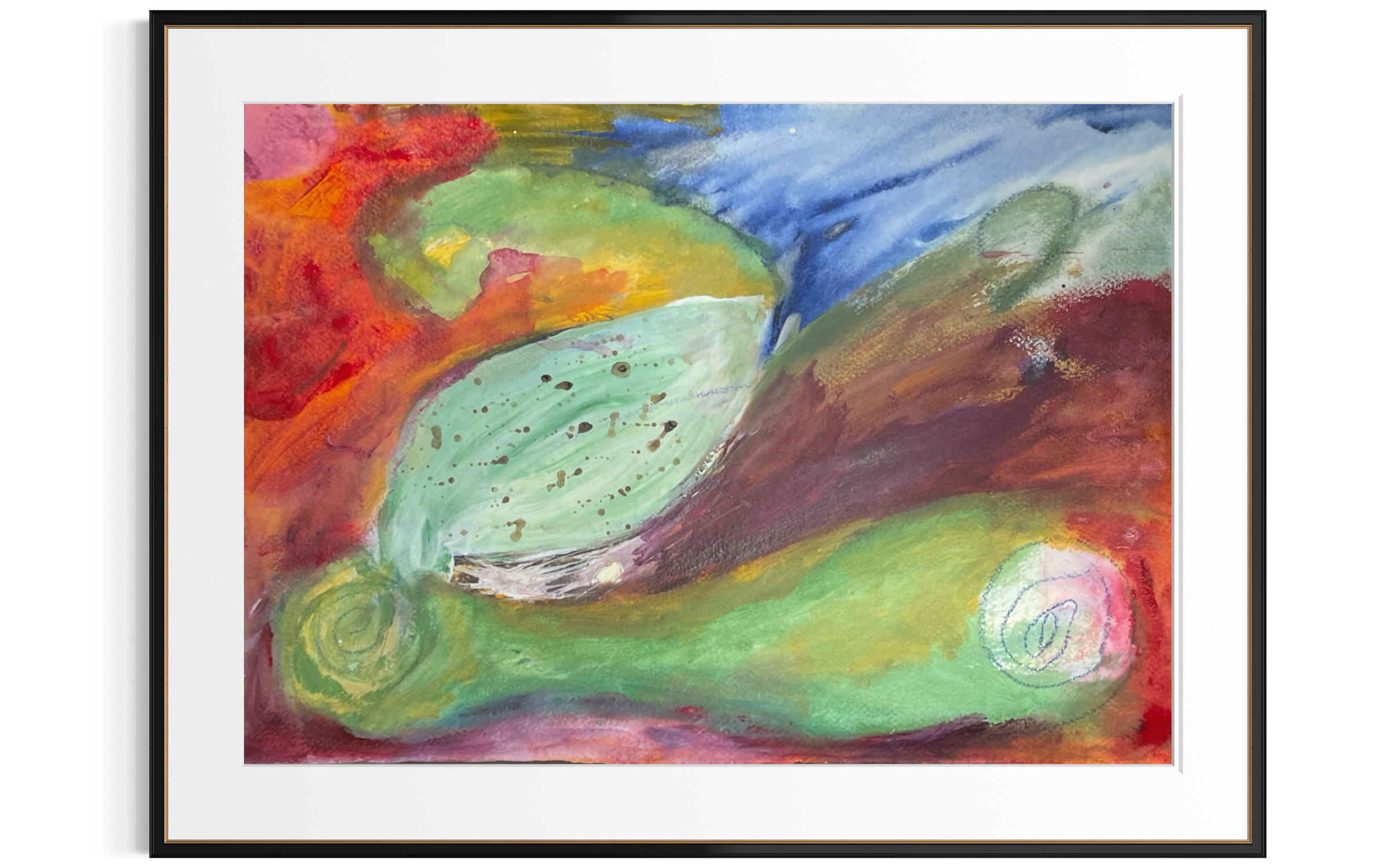 Artwork on Khadi paper