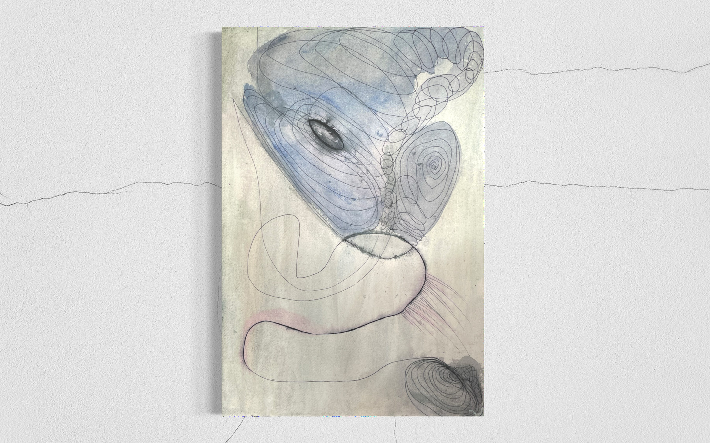 Artwork on Khadi paper